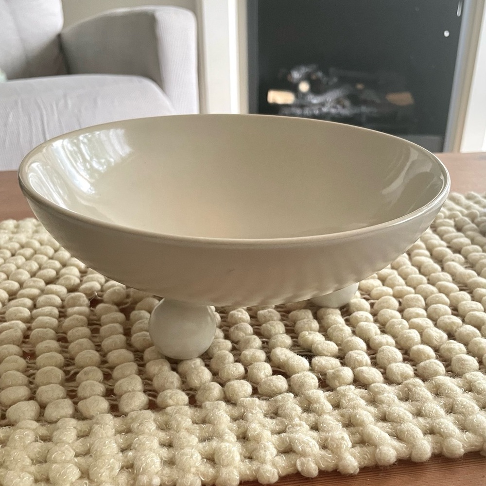 Shelvie Footed Vase Bowl by Michelle Berwick Design, 8” diameter